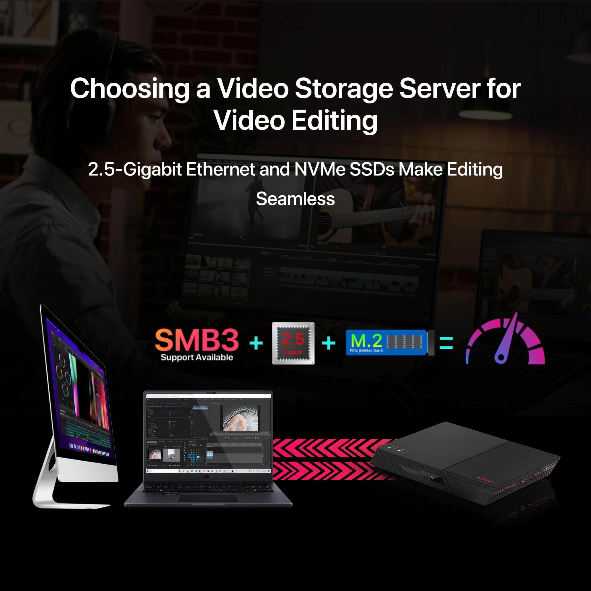 外付けハードディスク・ドライブ ASUSTOR FLASHSTOR 6 (FS6706T) 外付けハードディスク・ドライブ ASUSTOR FLASHSTOR 6 (FS6706T